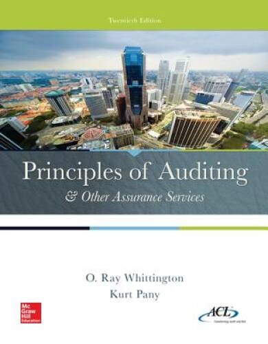 Principles of Auditing & Other Assurance Services (Irwin Accounting) – VERY GOOD