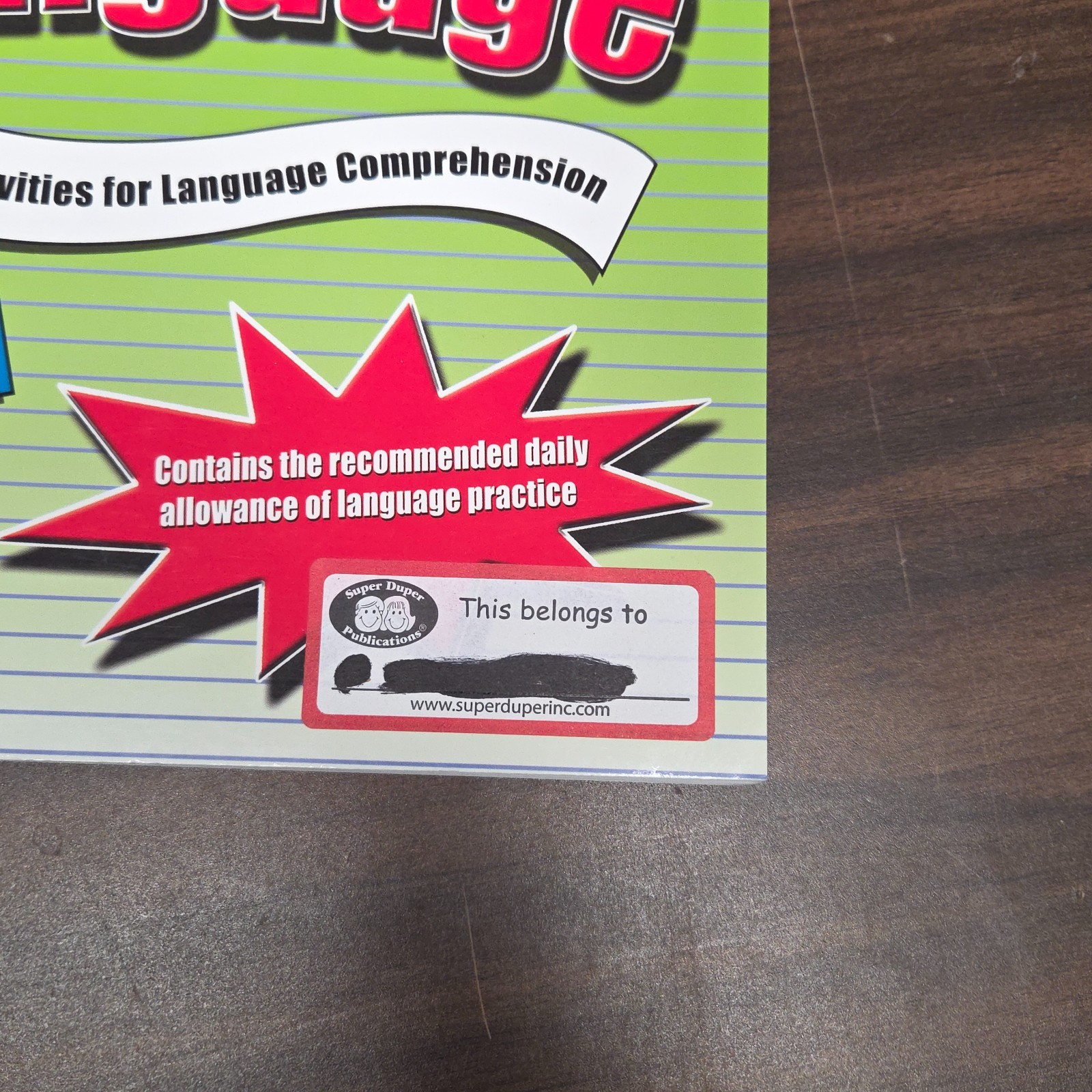100% Language-Intermediate: Activities for Language Comprehension – Unmarked
