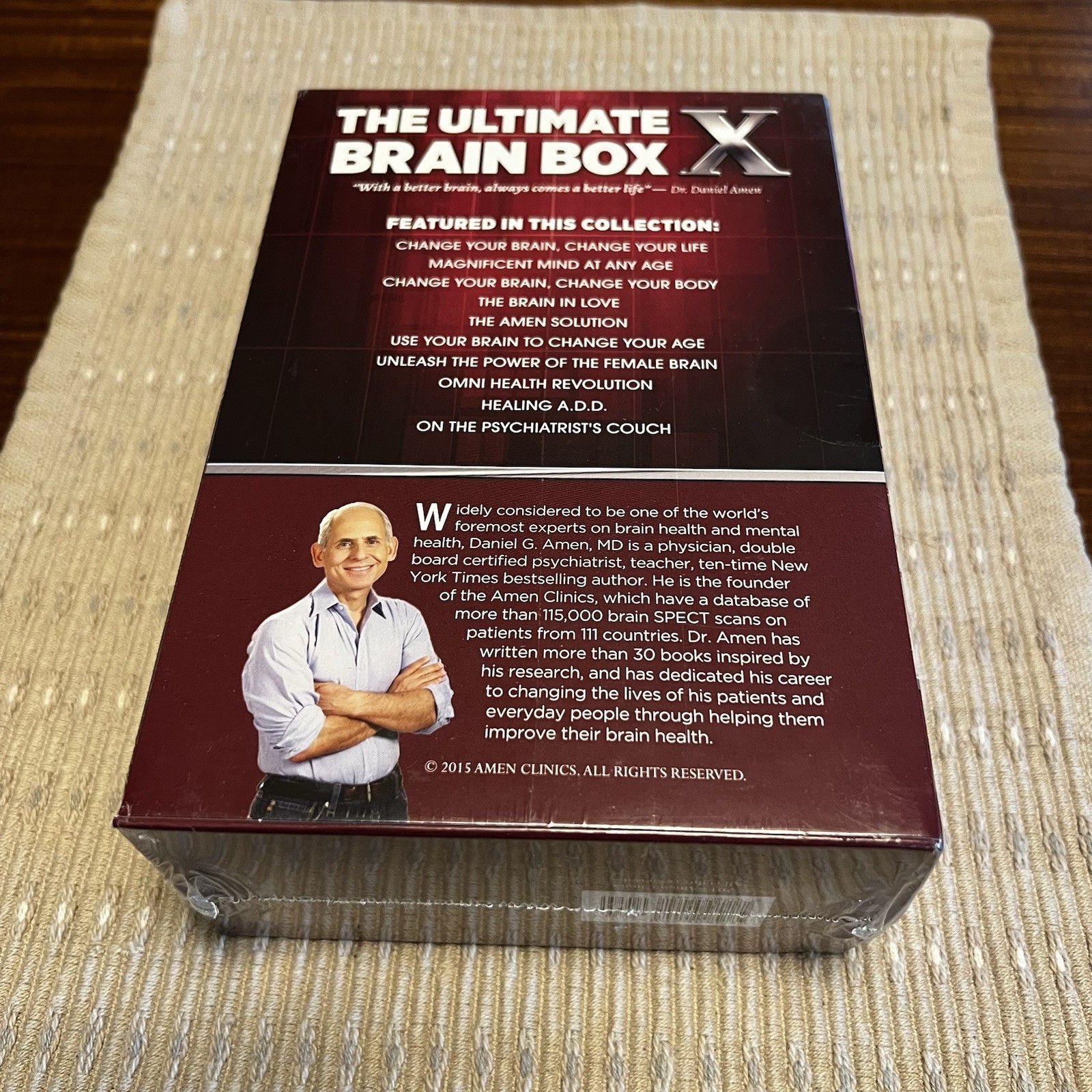 New The Ultimate Brain Box X DVD Set & Change Your Brain Set | Daniel G. Amen