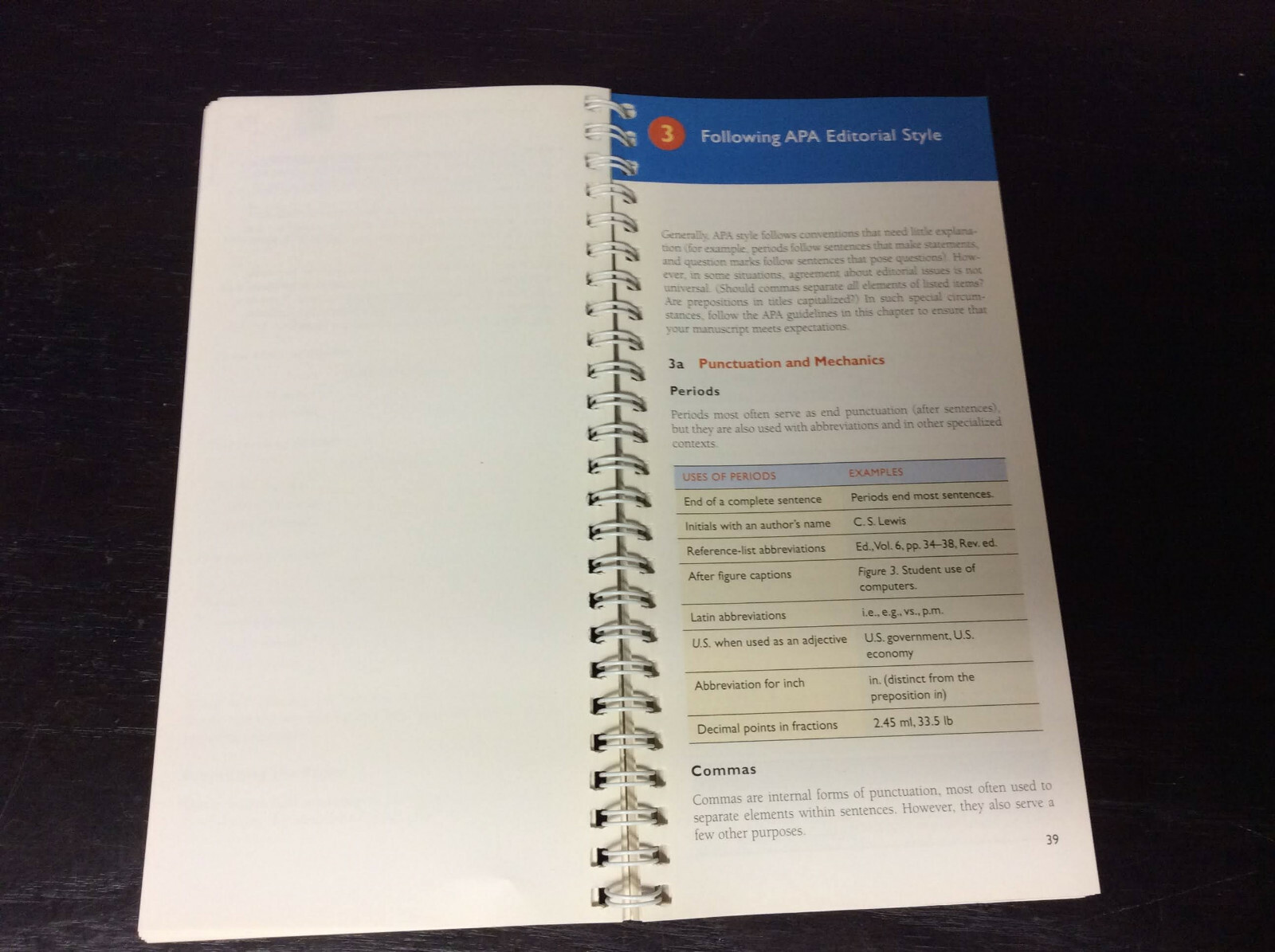 Pocket Guide to APA Style Perrin, Robert (Spiral-bound 2015) VG