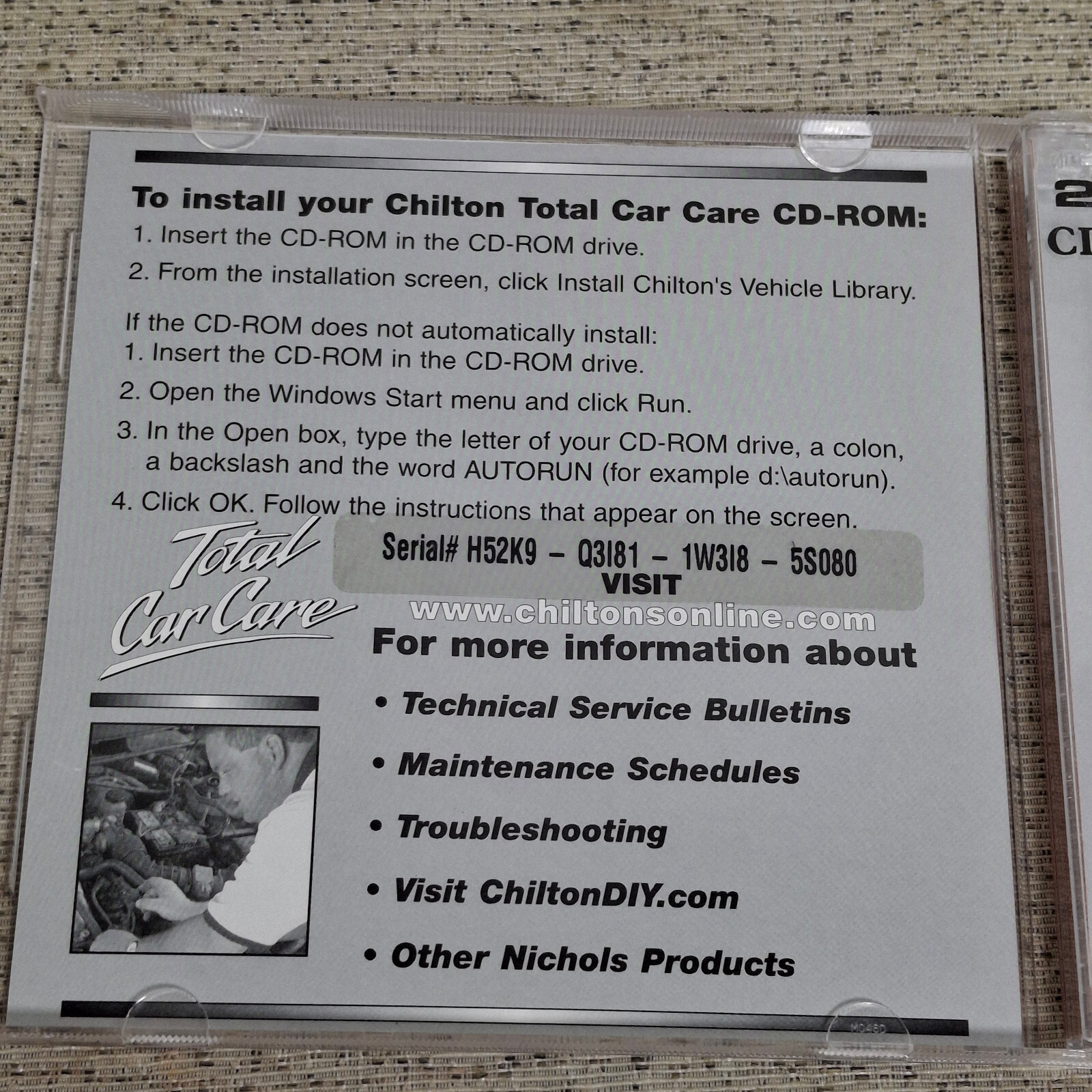 Chilton Total Car Care GM 1963-2000 Ver 1.0 Nichols Publishing 2 CD ROM
