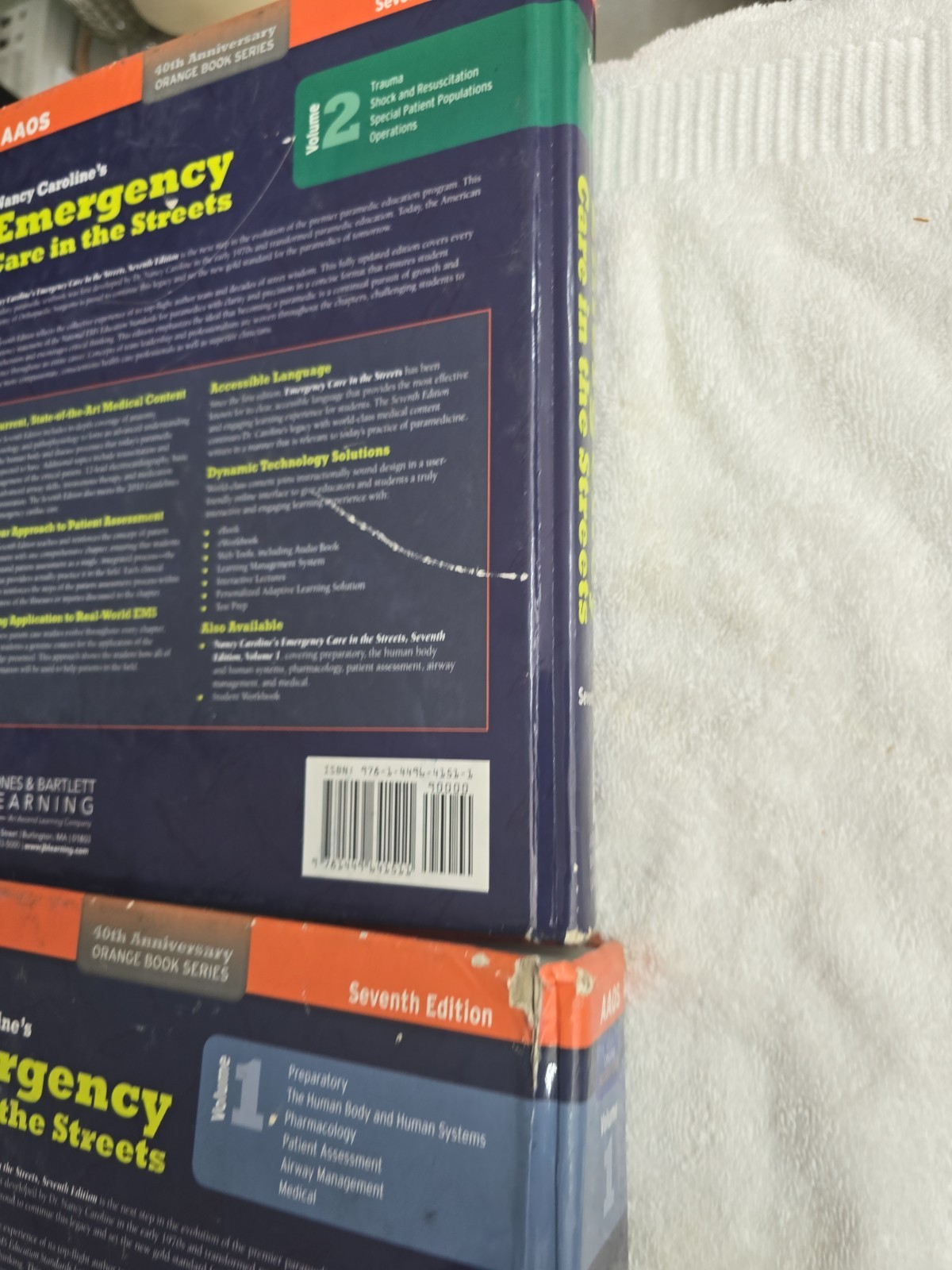 Nancy Caroline’s :Emergency Care In The Streets by AAOS 7th Edition vol 1& 2 HC