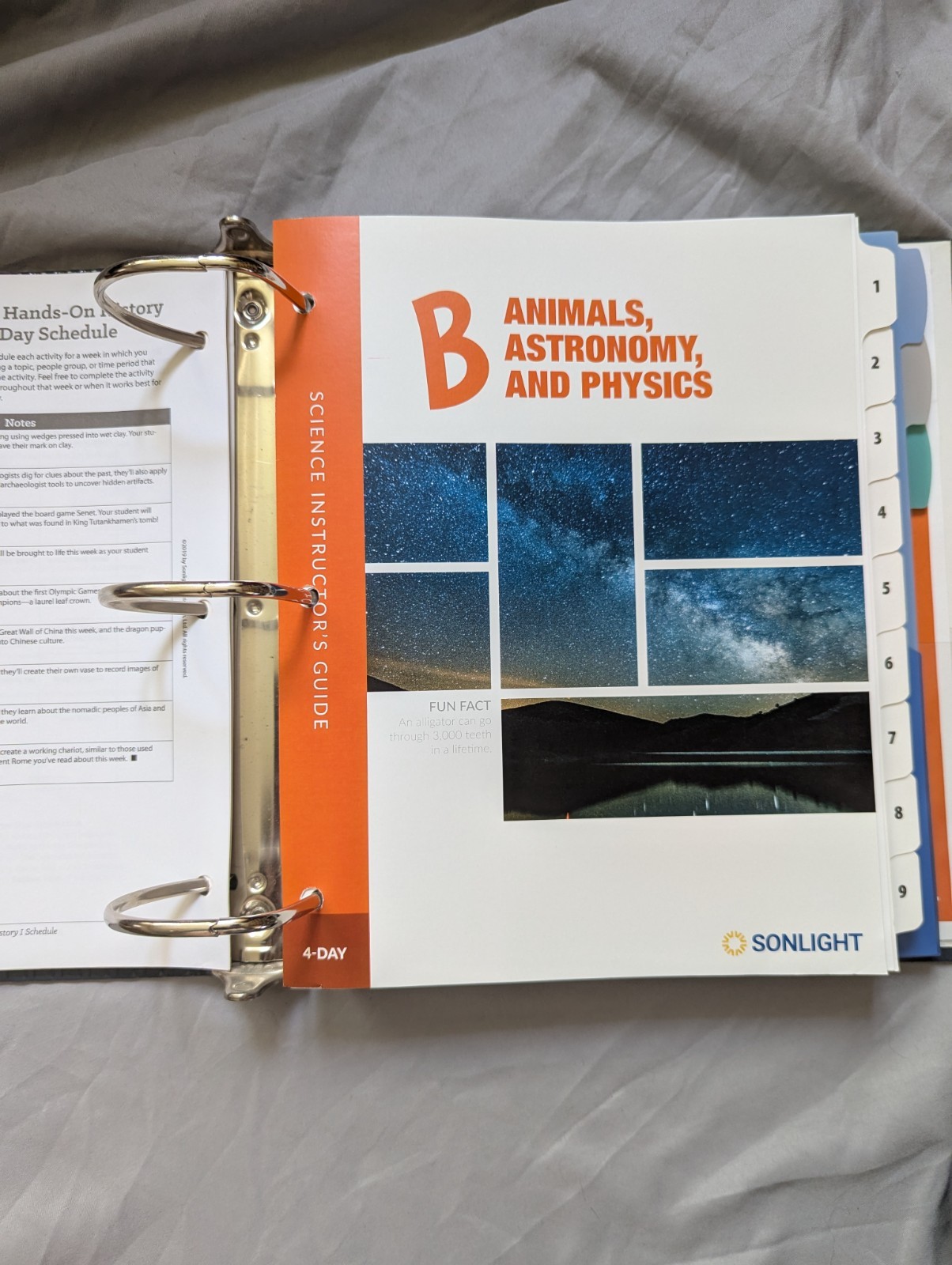 Sonlight Level B Intro to World History Part 1 4-Day Complete HBL And Science