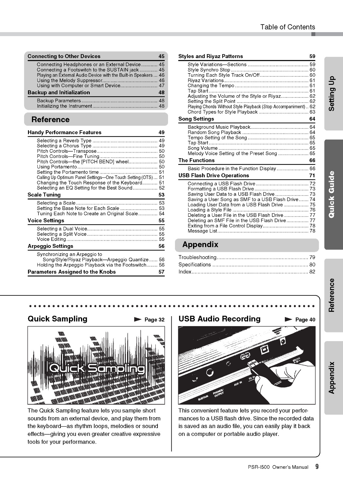 Yamaha PSR-I500 Instruction Manual: 88 Pages & Protective Covers!