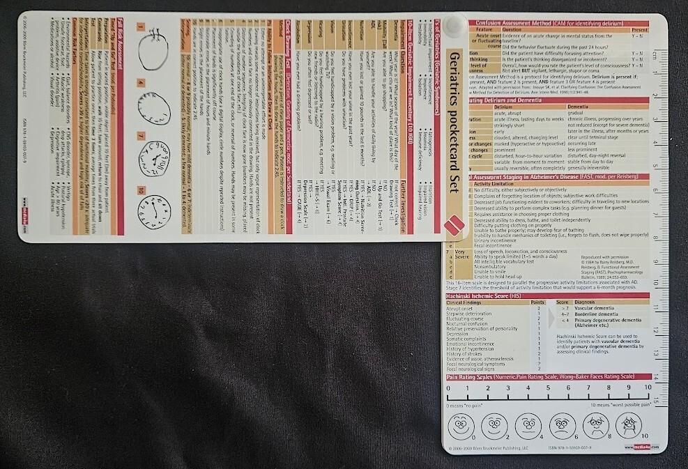 GERIATRICS POCKETCARD SET; Pre-Owned, Like New’