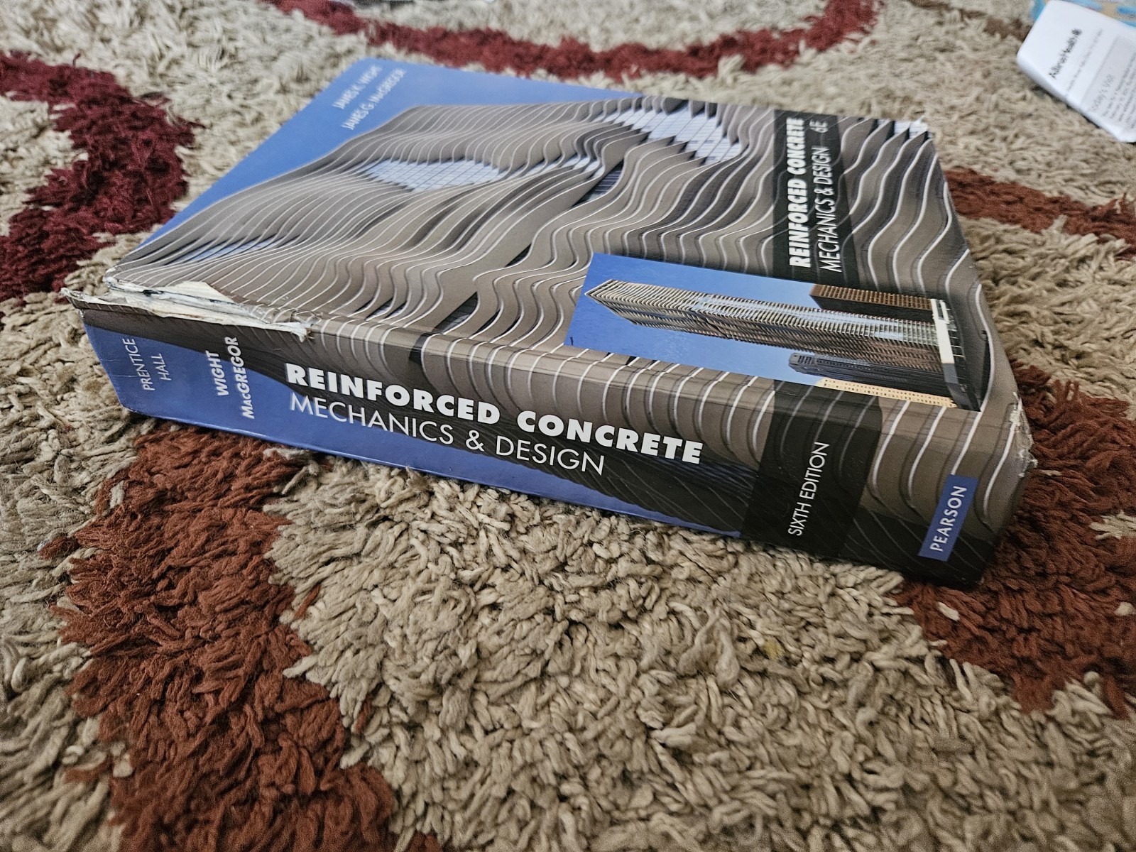 REINFORCED CONCRETE: MECHANICS AND DESIGN (6TH EDITION) By James K. Wight