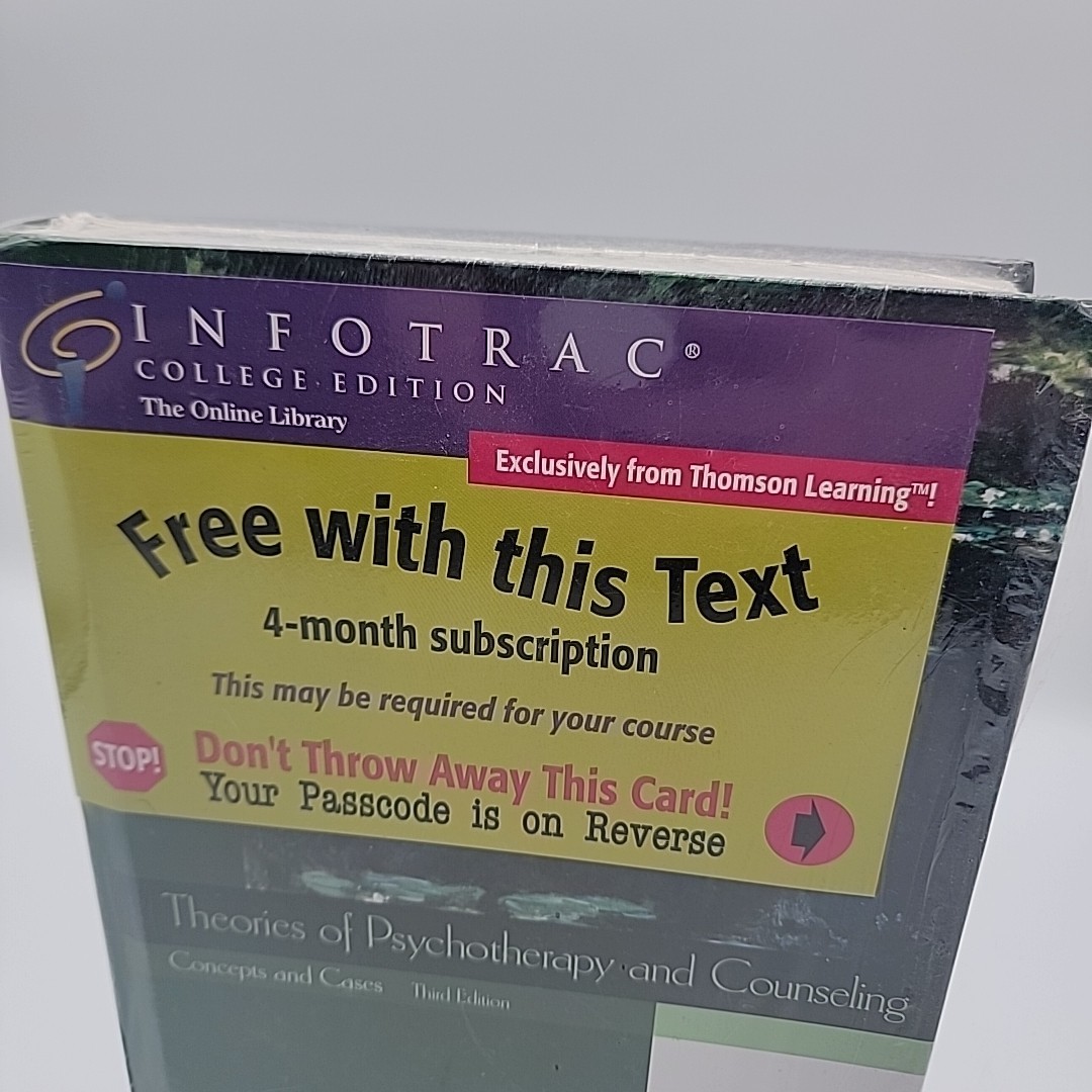 Theories of Psychotherapy & Counseling: Concepts & Cases Third Ed Richard Sharf