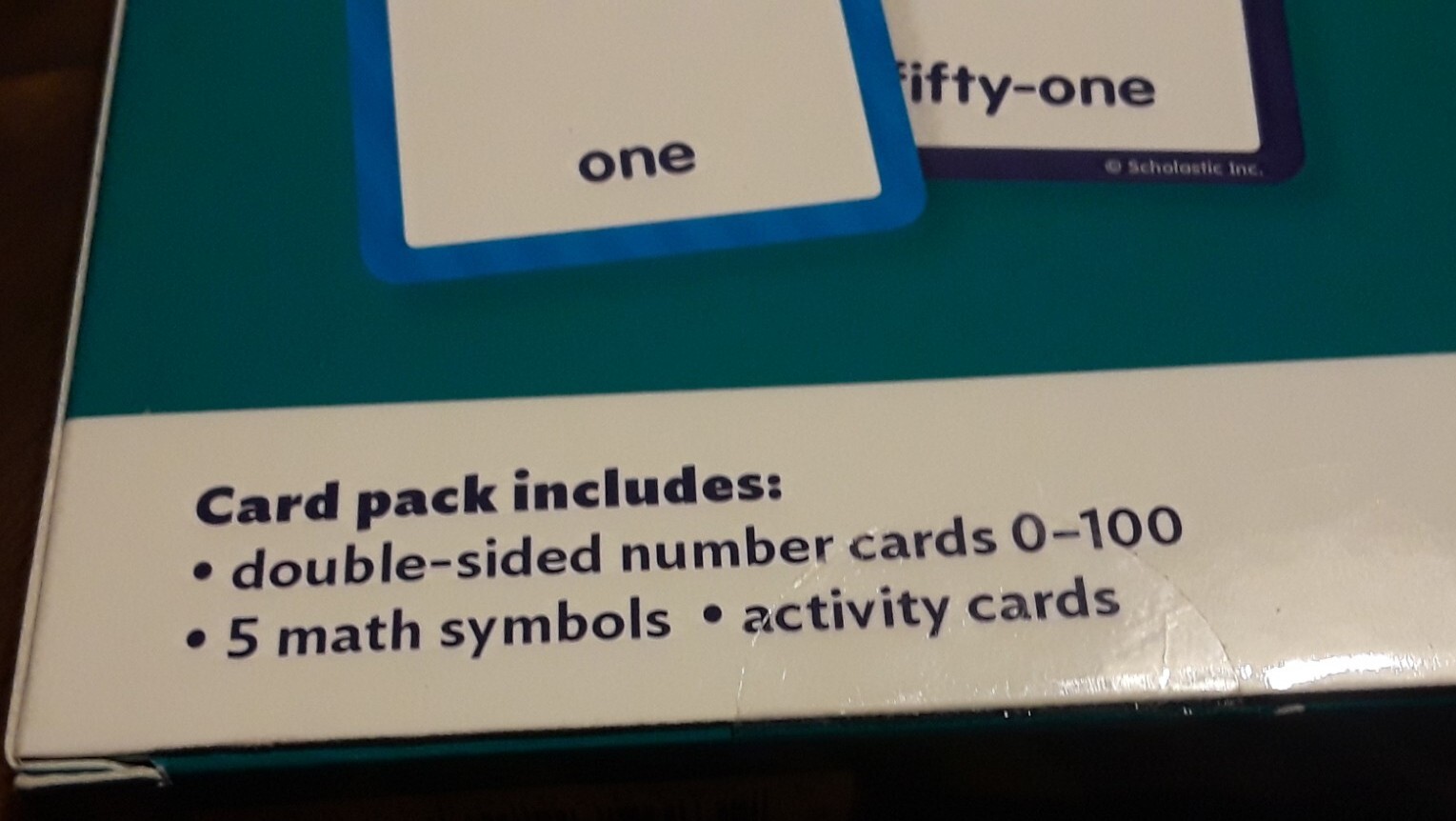 Flash Cards Ser.: Flash Cards: Numbers 0 – 100 by Scholastic (2018, Cards,Flash