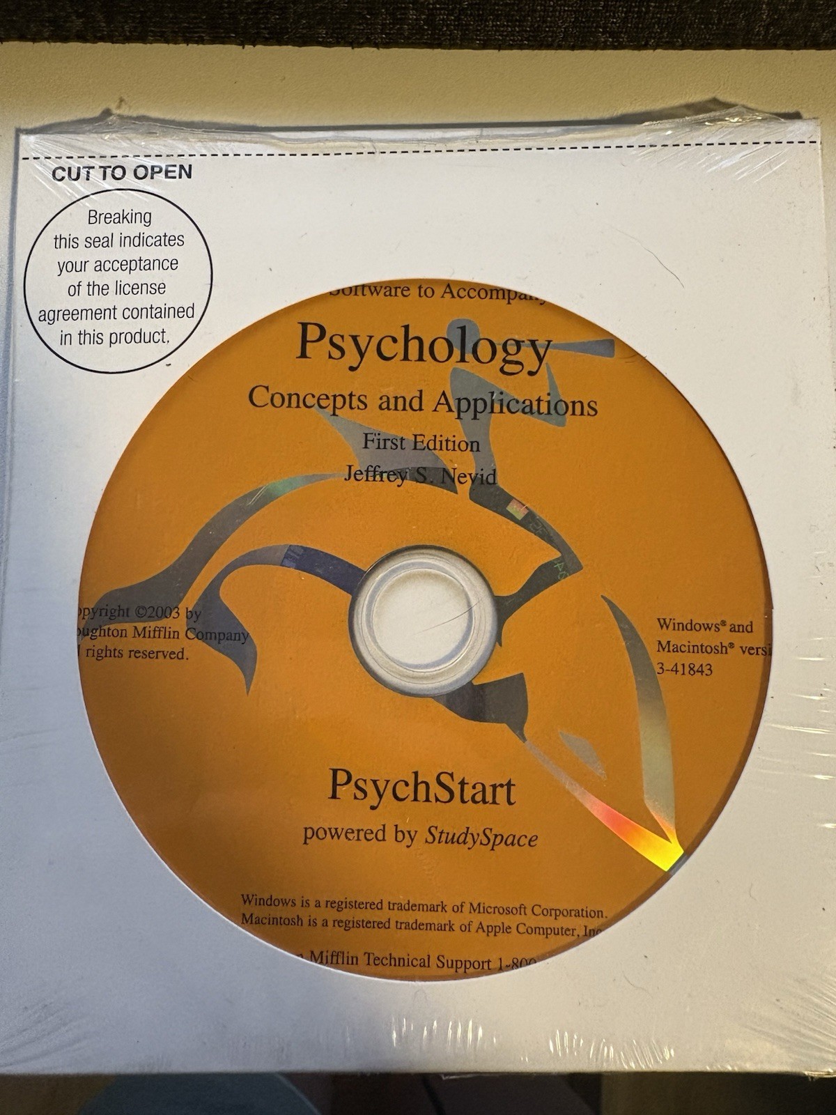 Psychology Concepts and Applications by Jeffrey S. Nevid Audio Disk