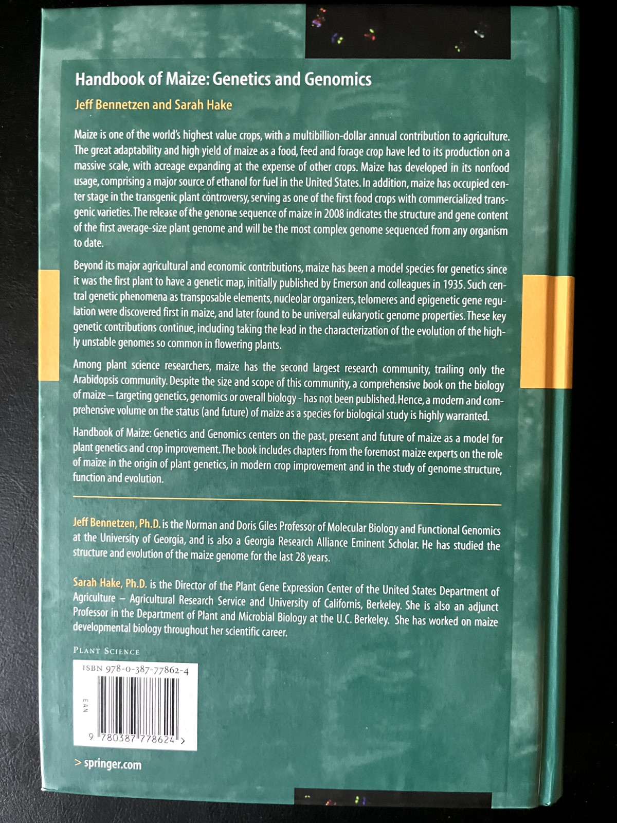 Handbook of Maize: Genetics And Genomics. Hardcover. Jeff Bennetzen; Sarah Hake