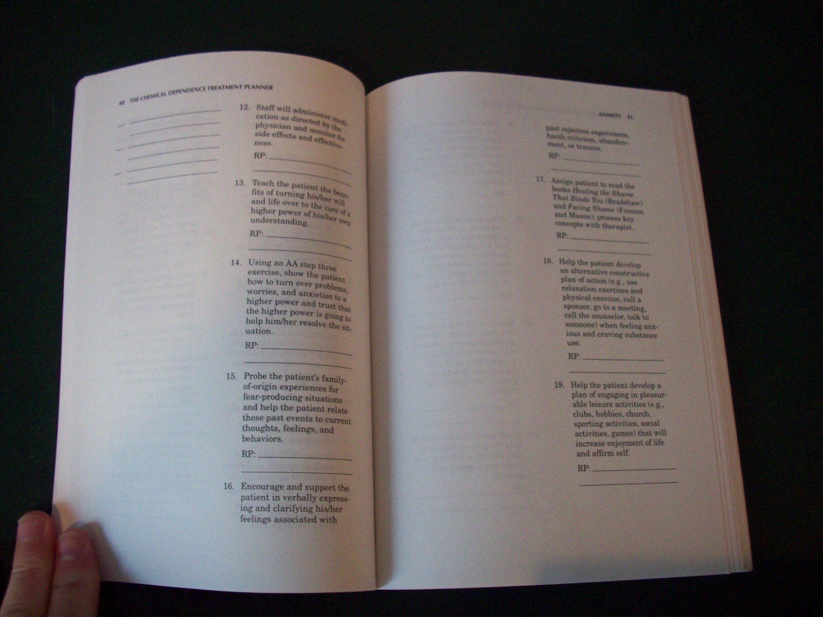 The Chemical Dependence Treatment Planner (with TS Upgrade) Paperback – GOOD