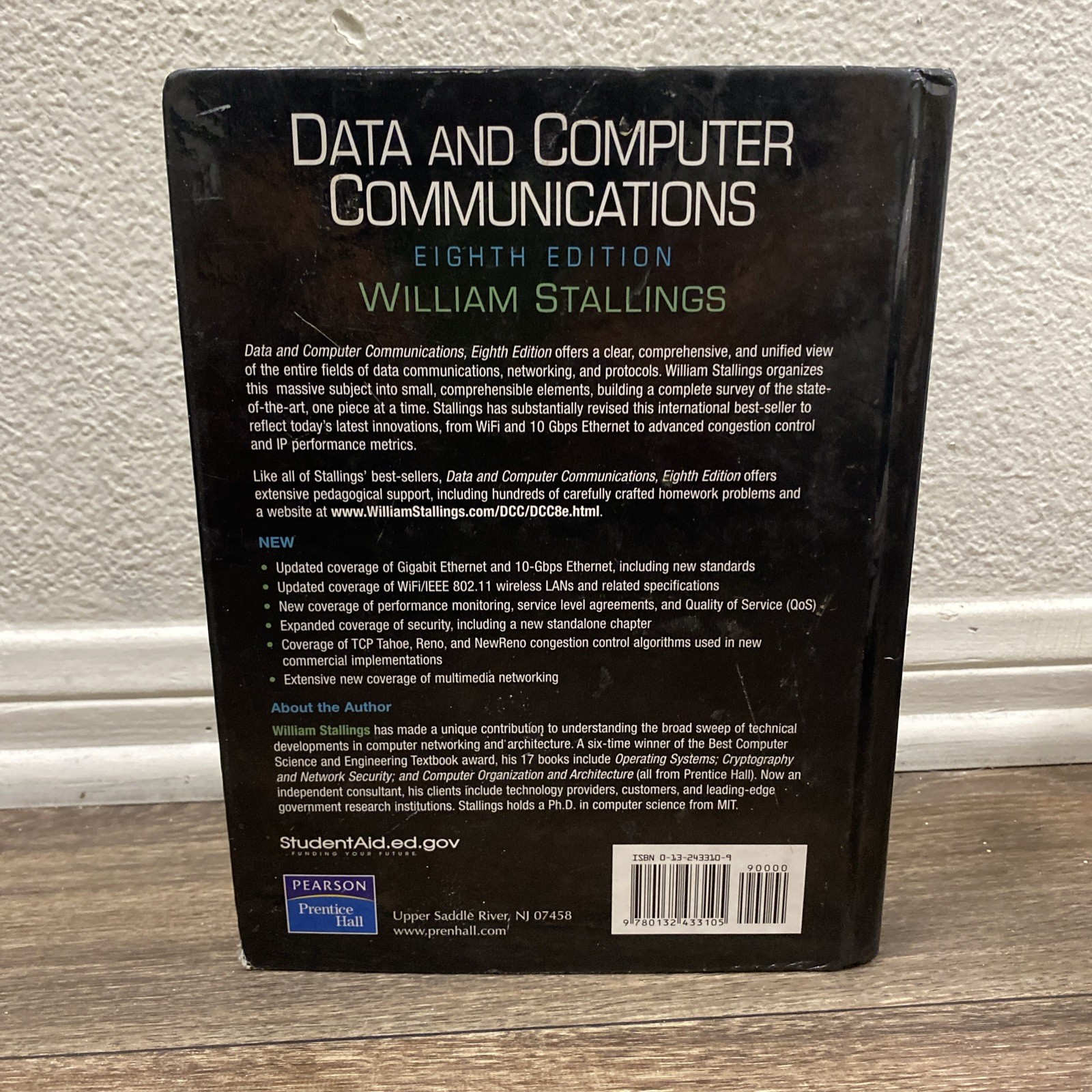 Data and Computer Communications Eighth Edit William Stallings (2007, Hardcover)