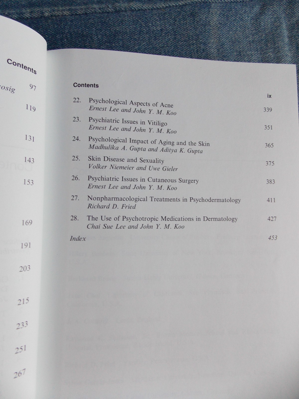 Psychocutaneous Medicine Basic & Clinical Dermatology by John Koo & Chai Lee HC