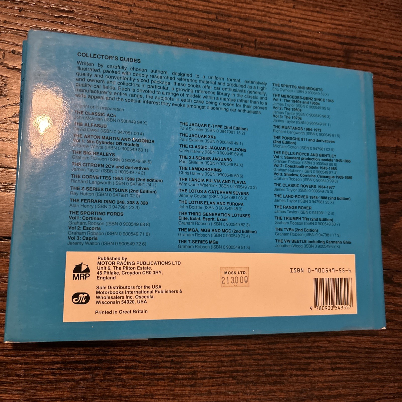 The Big Healey’s Hardcover Graham Robson