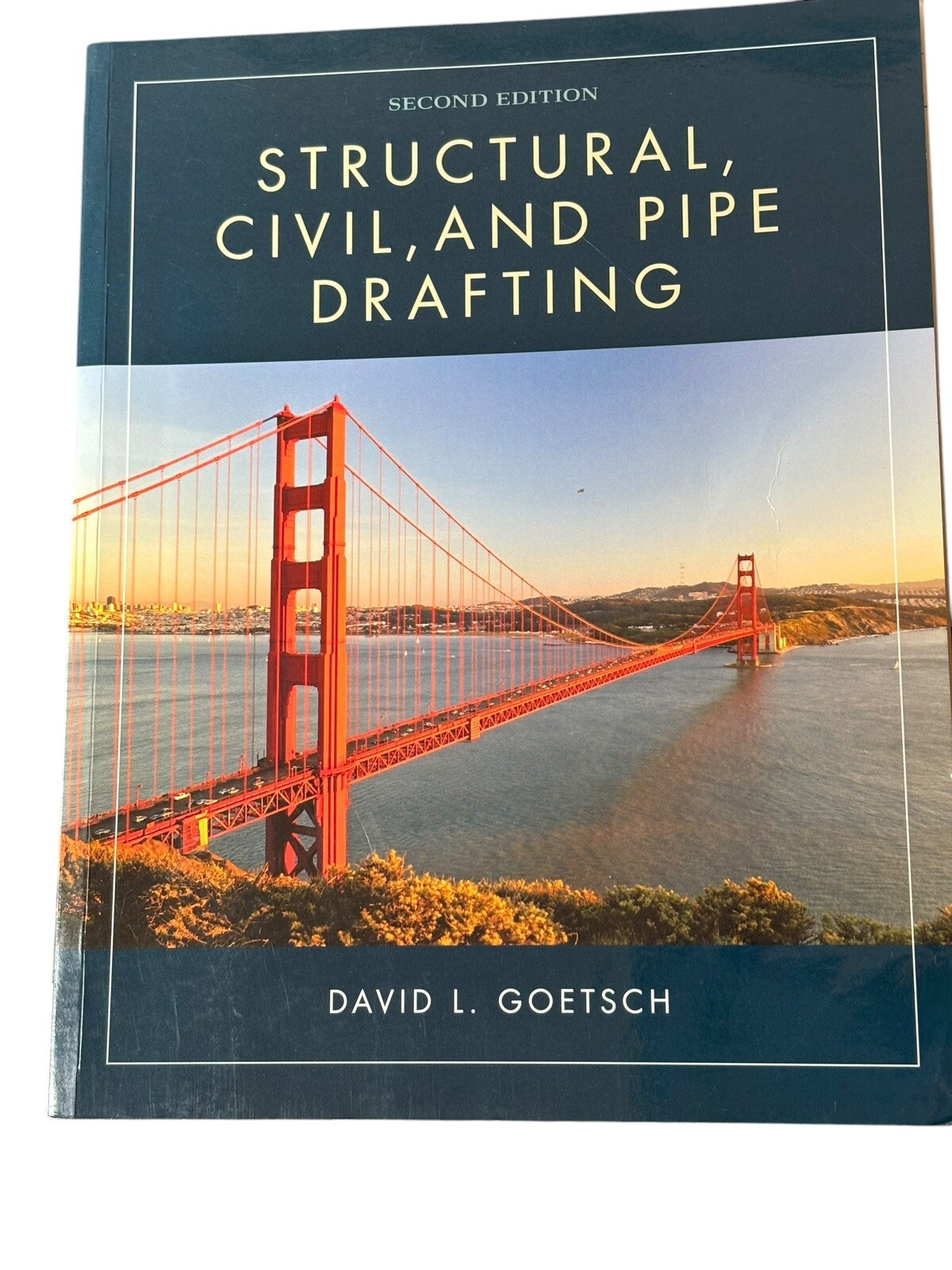 Structural, Civil and Pipe Drafting Paperback David L. Goetsch EUC