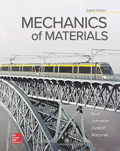 MECHANICS OF MATERIALS by Ferdinand P. Beer 8TH EDITION paperback