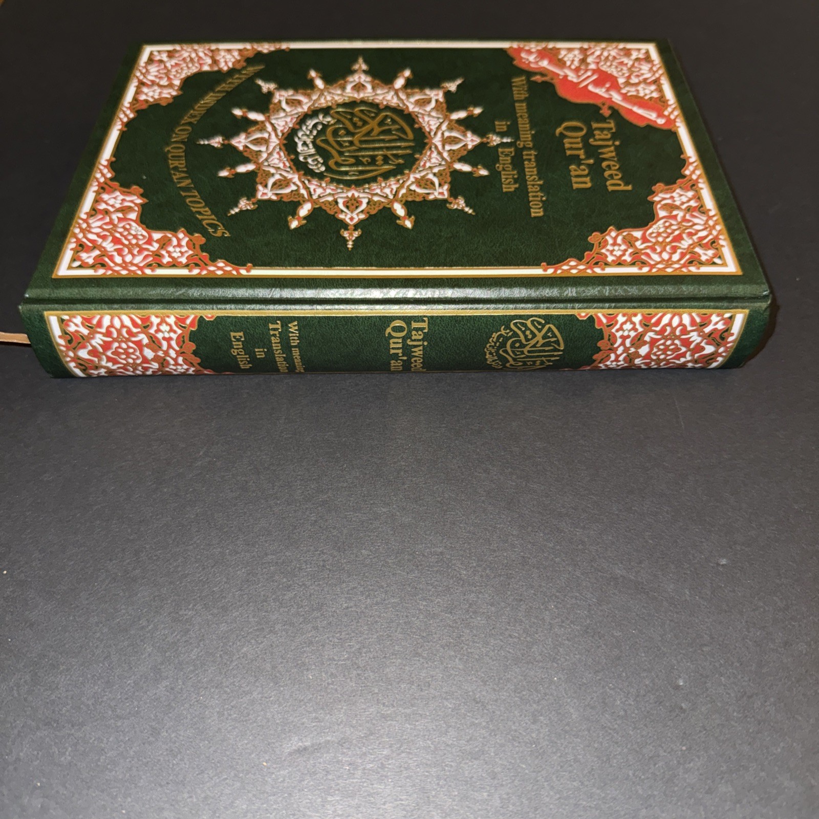 Tajweed Qur’an With Meaning Translation in English & Index on Qur’an Topics (HC)
