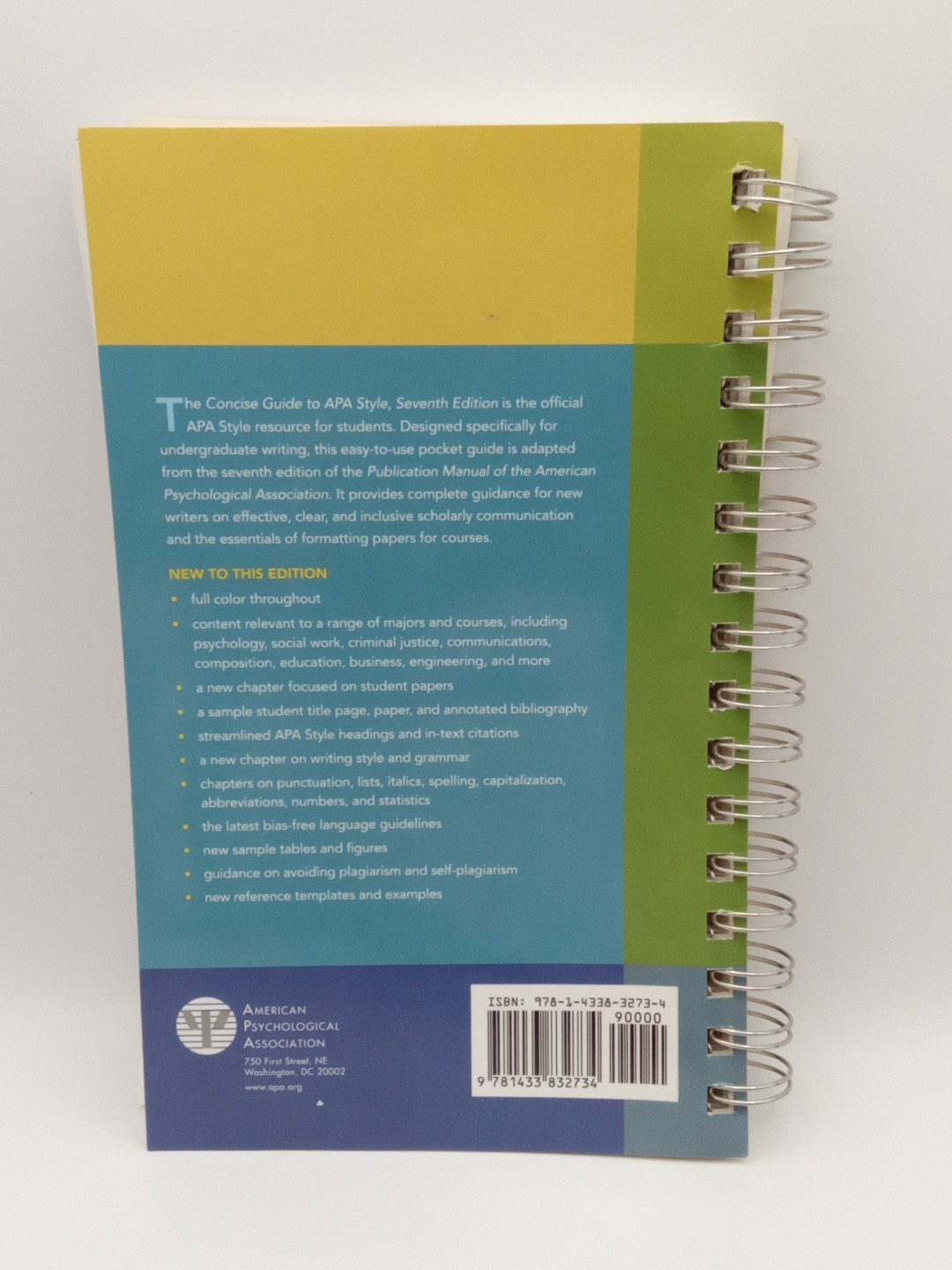 Concise Guide to APA Style: 7th Edition (OFFICIAL) FREE SHIPPING