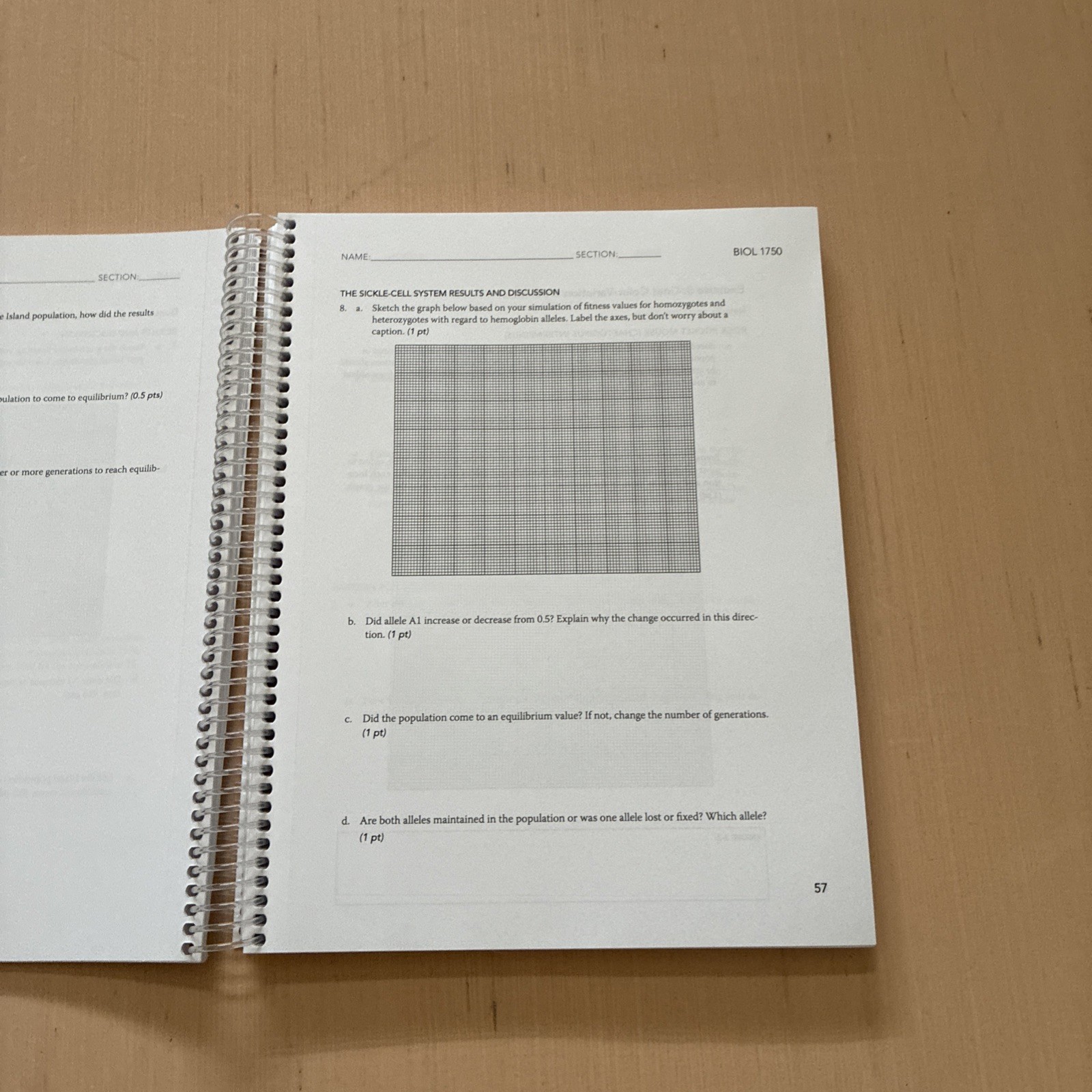 Biology 1750 Biology II Ecology Evolution Laboratory Manual 8th Edition