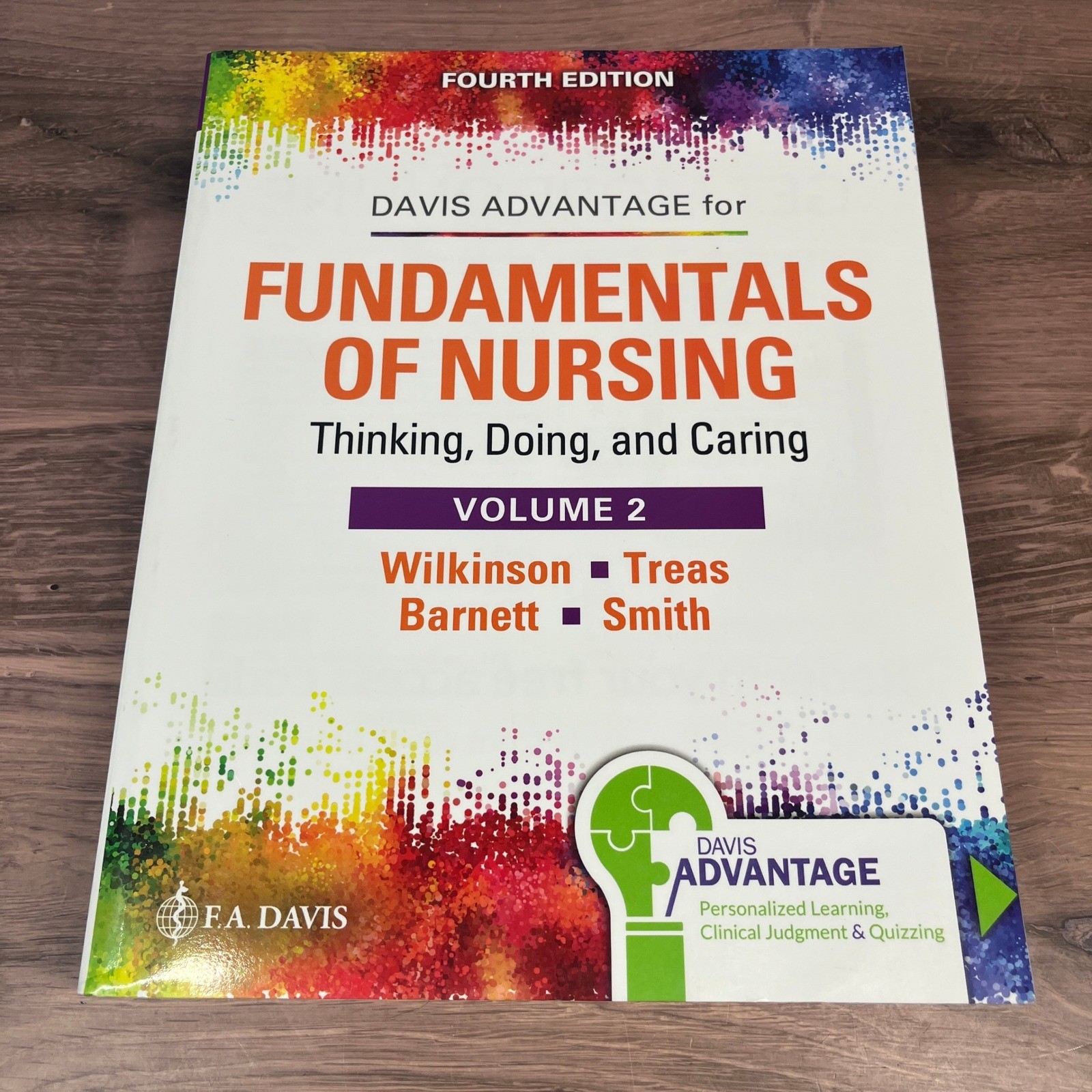 F.A. Davis Fundamentals of Nursing Textbook Bundle 4th Edition 4 Books Set