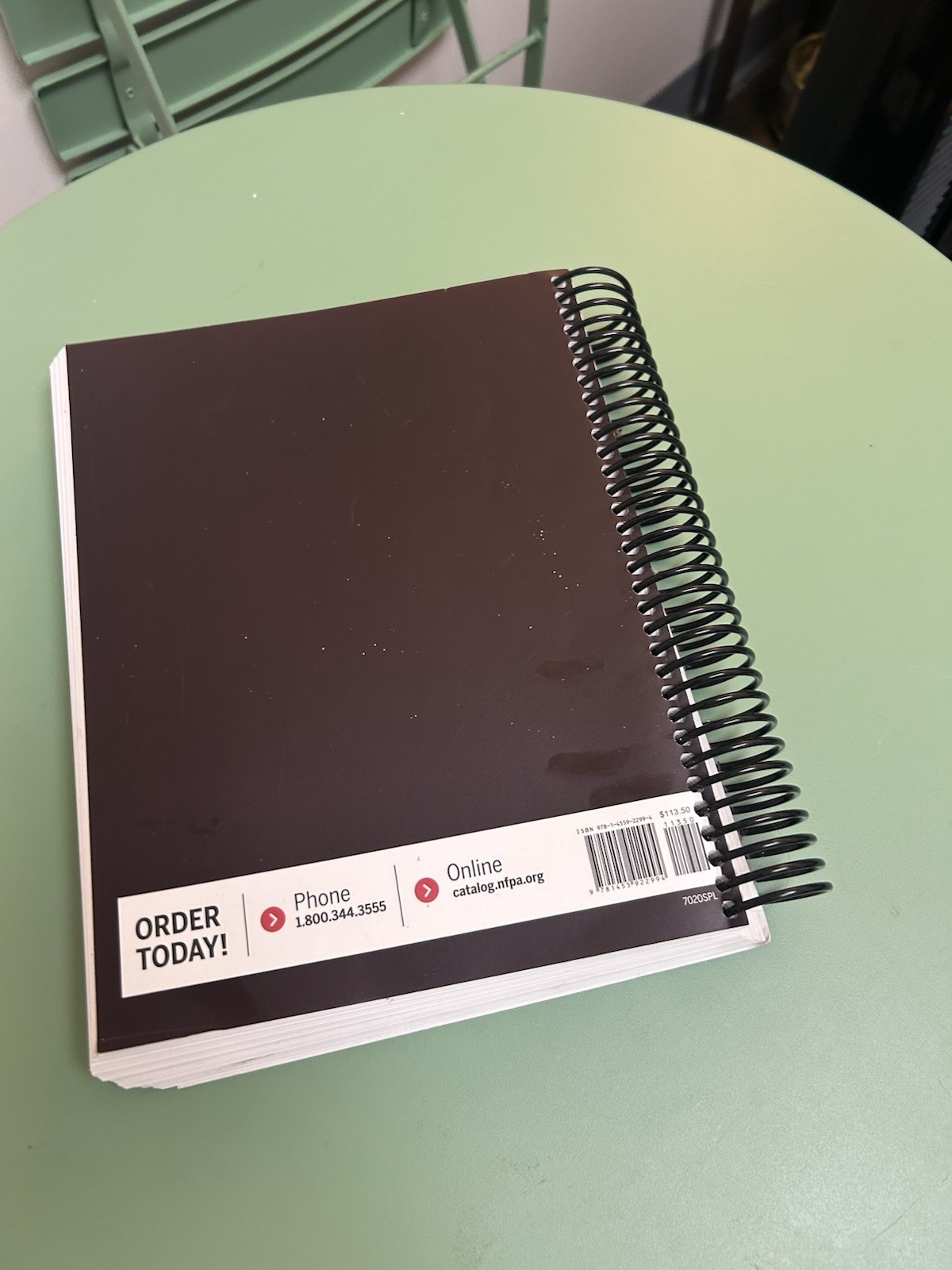 NFPA 70 National Electrical Code NEC 2020 Spiral Bound Book