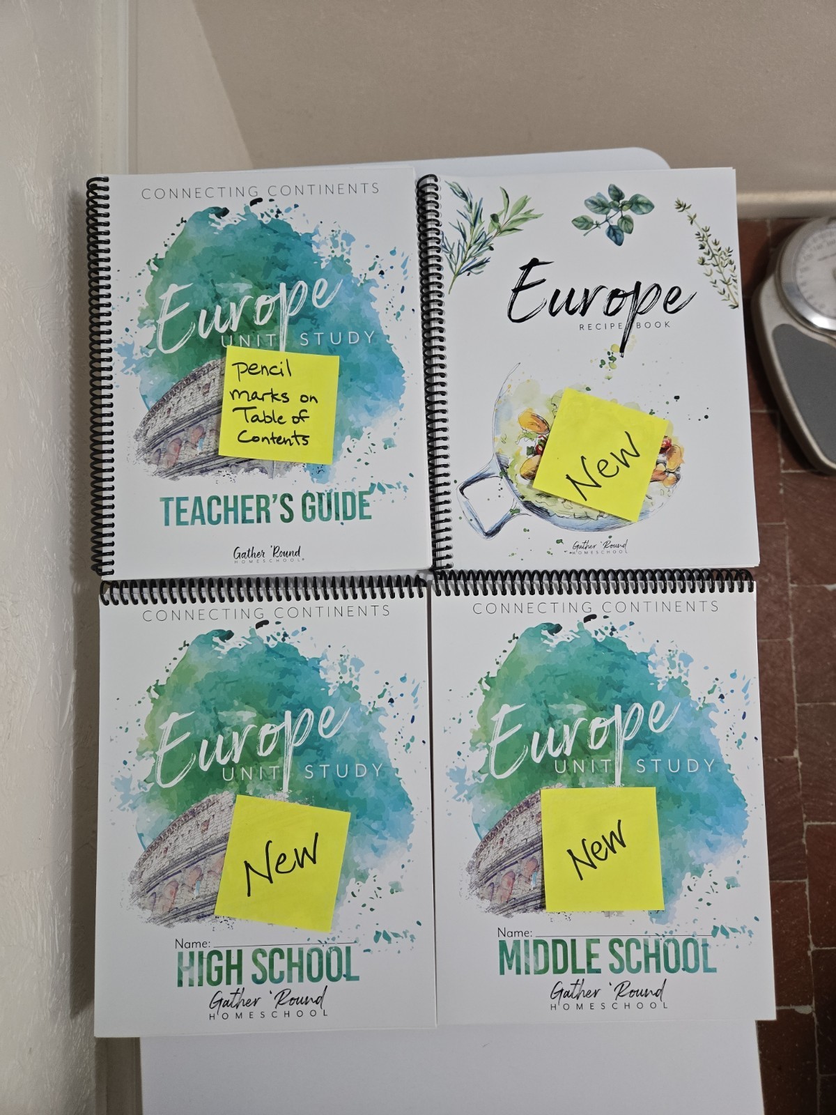 Gather Round Europe Unit 4 Books Teacher, High School, Middle School & Recipes