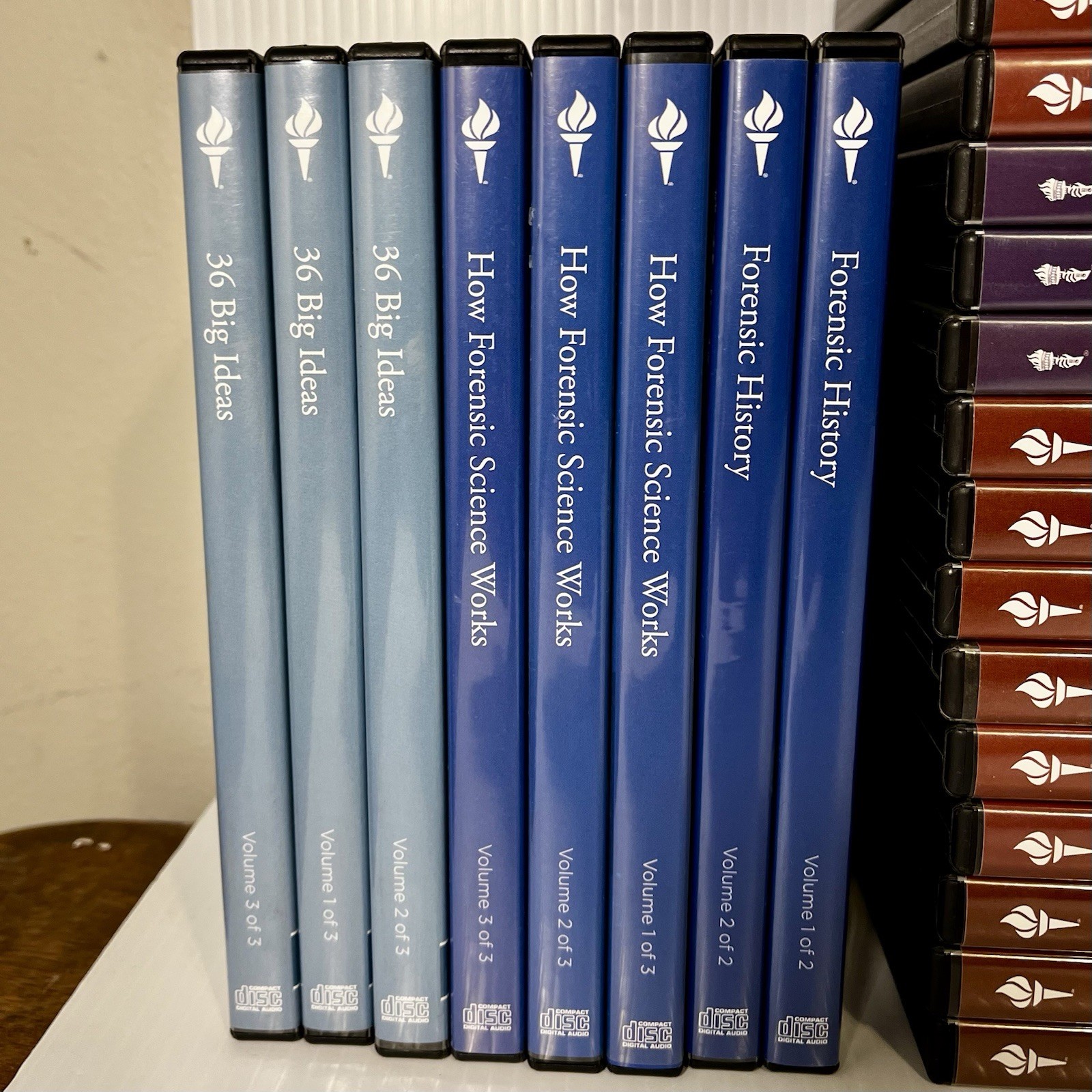 The Great Courses Lot of 39 Different Full Courses on DVDs (86 cases) Collegiate