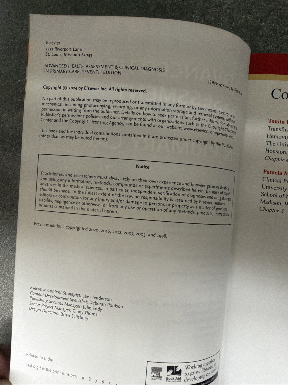 Advanced Health Assessment & Clinical Diagnosis in Primary Care NEW/OTHER