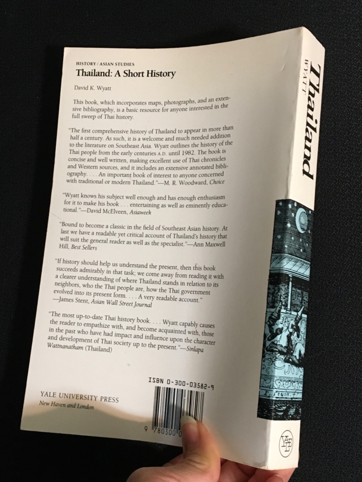 THAILAND Short History by David K. Wyatt Thai History Culture Yale U UNUSED PB