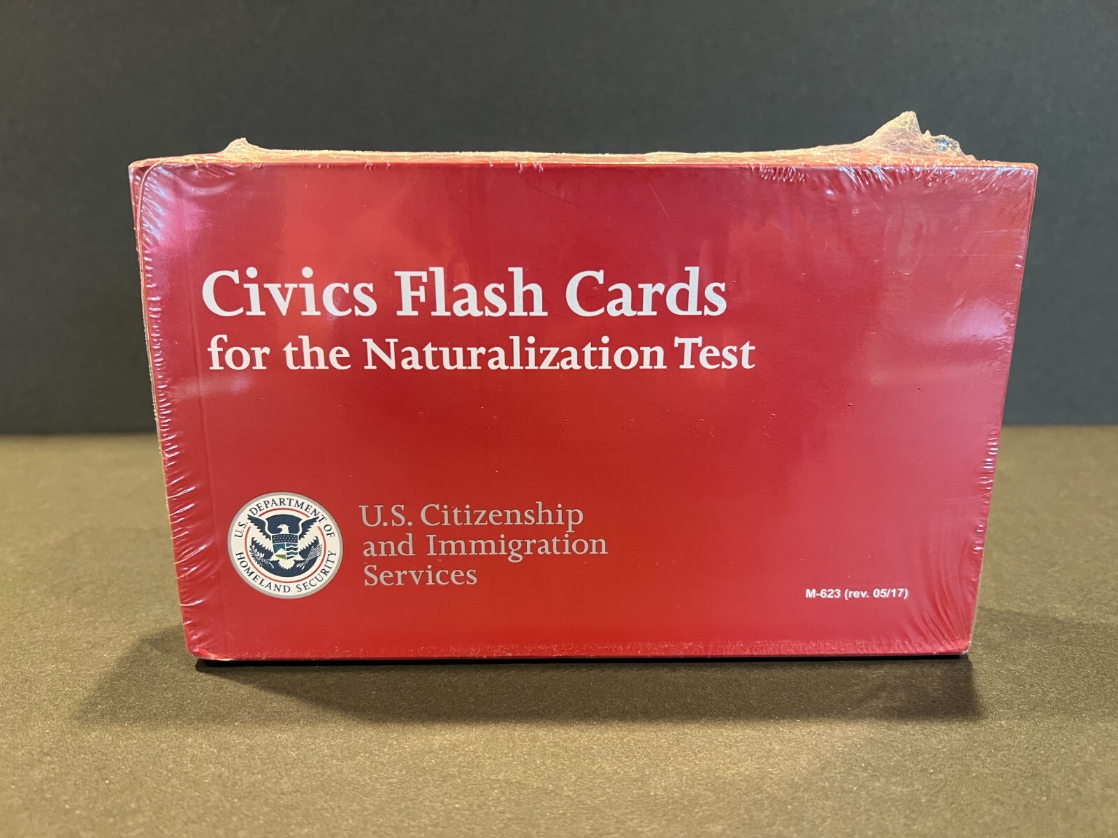 NEW Civics Flash Cards Naturalization Test US Citizenship Immigration M-623 5/17