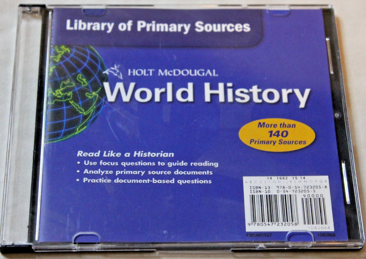 Holt McDougal Social Studies World History Chapter Resource Files Set
