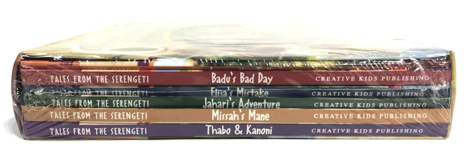 6 STORY BOOKS & Read-Along DVD & CD Sealed-Tales from the Serengeti Free Ship