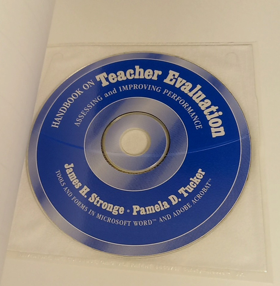 Handbook on Teacher Evaluation Stronge Tucker 2003 Routledge CD-ROM K-12 Admin