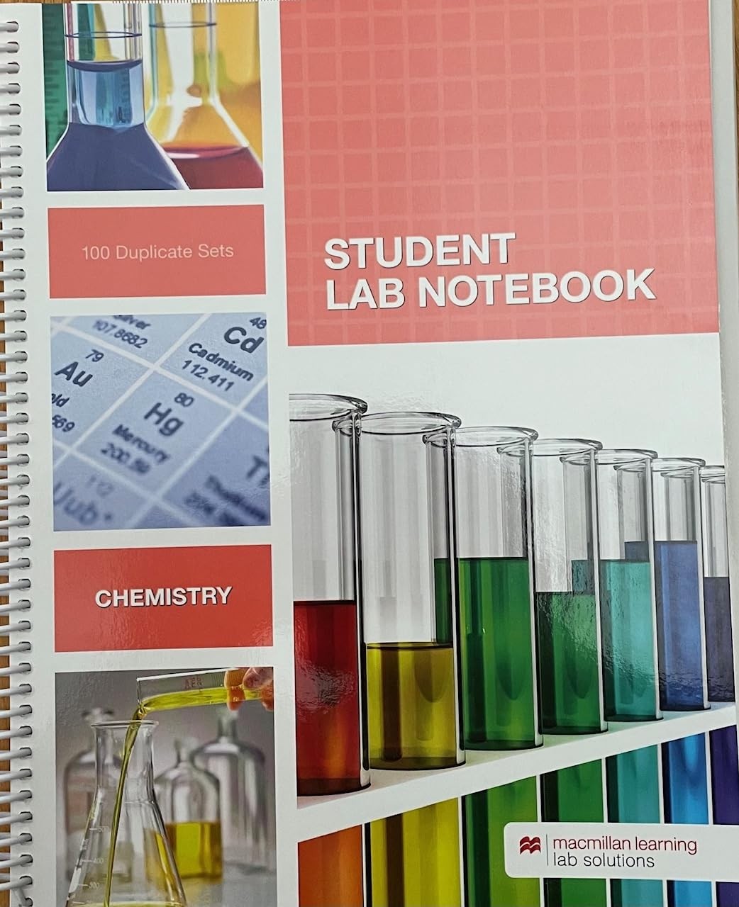2024 – Student Lab Notebook Spiral Bound: 100 Carbonless Duplicate Sets