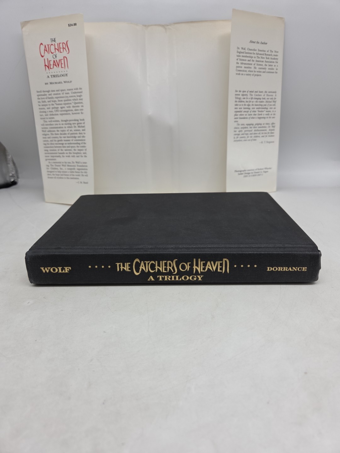 The Catchers of Heaven: Trilogy – (Michael Wolf, HCDJ, 1996, Second Printing)