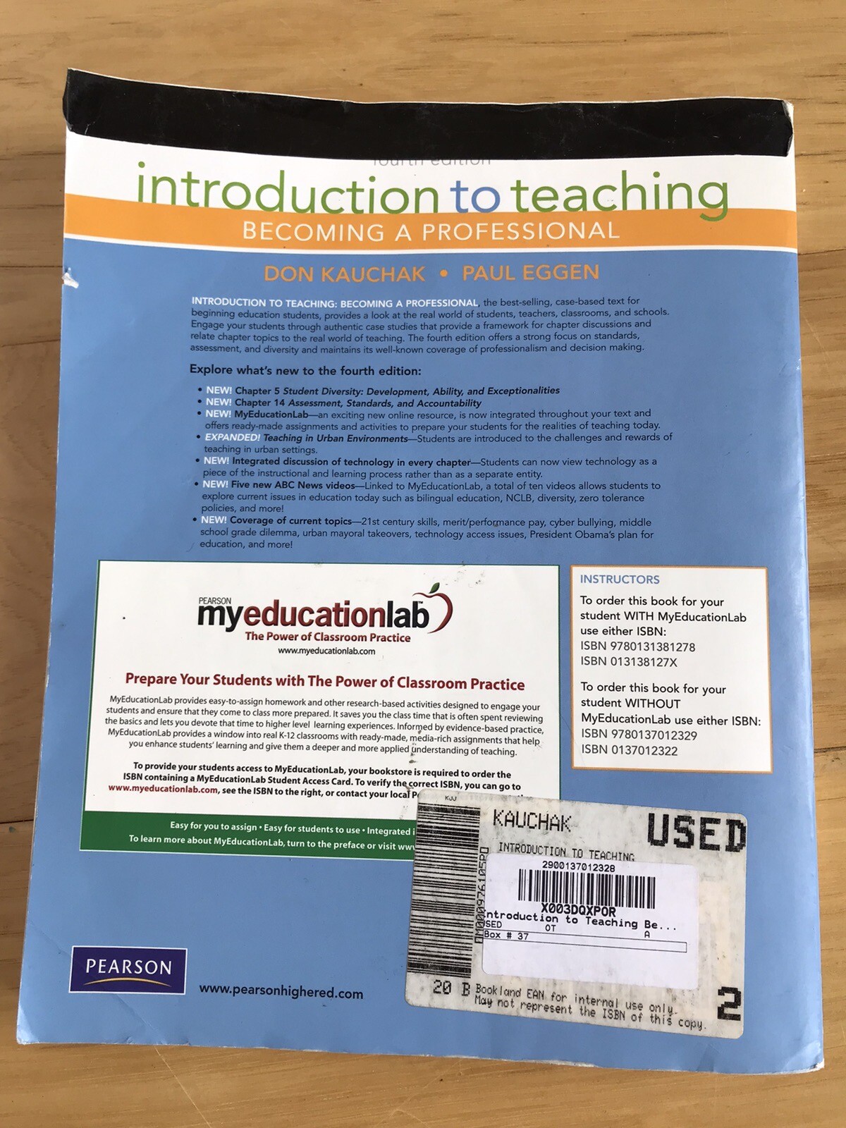 Introduction to Teaching : Becoming a Professional by Don P. Kauchak and Paul D.